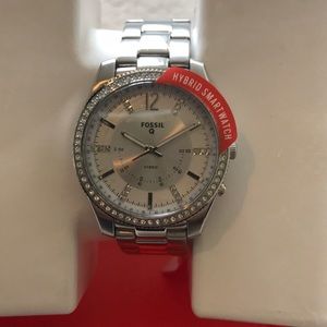 Jewelry - NWT Fossil Hybrid smartwatch silver Jewelry - NWT Fossil Hybrid smartwatch silver